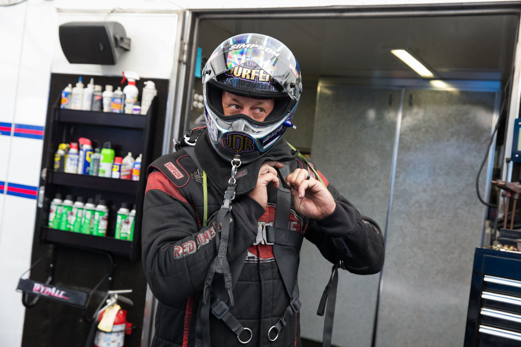 Saturday action at the NGK Spark Plugs NHRA 4-Wide Nationals.